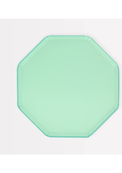 - Sea Foam Green Side Plates - Deniz Köpüğü Yeşili Tabaklar (M) ( x 8)