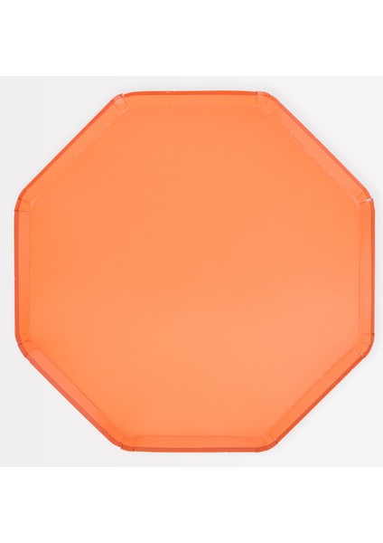 - Papaya Dinner Plates - Papaya Rengi Tabaklar (L) ( x 8)