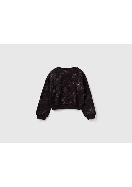 Kadın / Kız Siyah Sweatshırt (Model Kodu: 3O2FC10M1 )