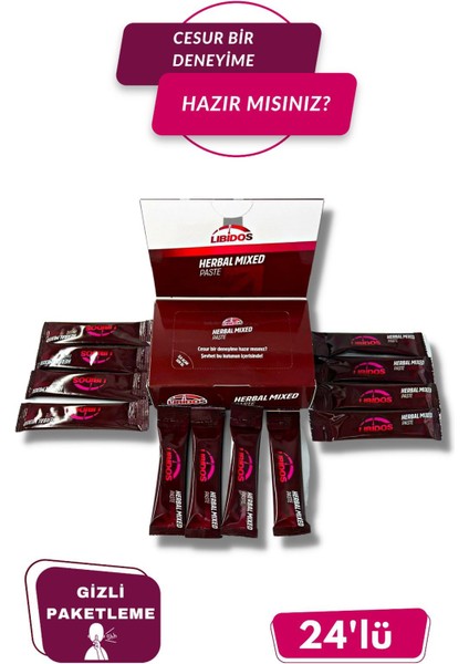Libidos Gecktric Serteştrcibitkisel Karışım Macun 24 gr *10 Gram Avantajlı Paket