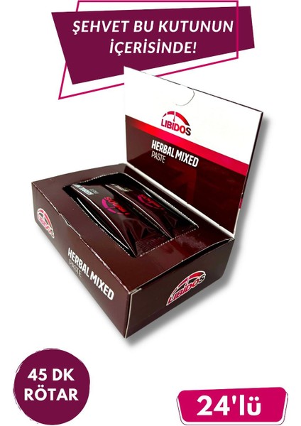 Libidos Gecktric Serteştrcibitkisel Karışım Macun 24 gr *10 Gram Avantajlı Paket