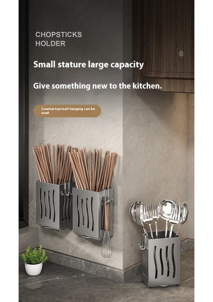 Saklama Kutusu Chopstick Kafesiduvara Monte Chopstick Kafesiev Drenaj Kaşığımutfak Chopstick Tüpüchopstick Düzenleyici (Yurt Dışından) fırsatları