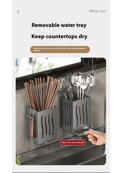 Saklama Kutusu Chopstick Kafesiduvara Monte Chopstick Kafesiev Drenaj Kaşığımutfak Chopstick Tüpüchopstick Düzenleyici (Yurt Dışından) indirimleri