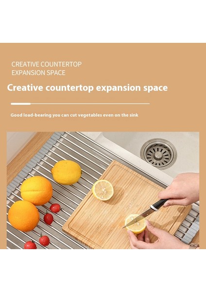 304 Paslanmaz Çelik Boşaltma Perdesi Mutfak Lavabosu Boşaltma Bulaşık Rafı Katlanabilir Boşaltma Rafı Küf Önleyici Silikon Raflar (Yurt Dışından) fırsatları