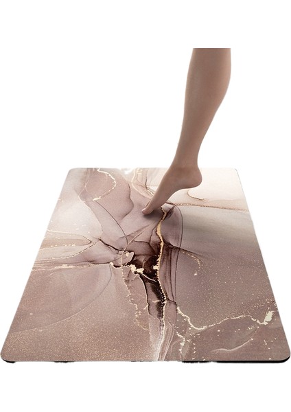 Emici Banyo Paspası Kaymaz Emici Yapı 60*90CM (Yurt Dışından)