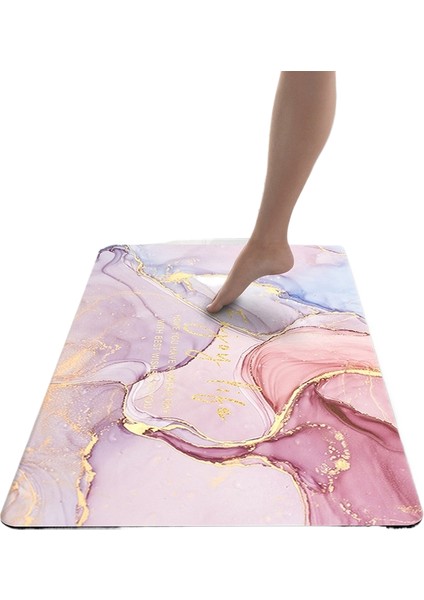 Emici Banyo Paspası Kaymaz Emici Yapı 50*80CM (Yurt Dışından)