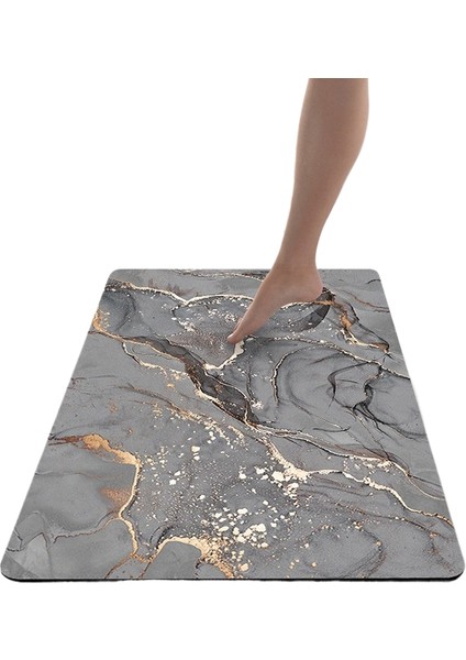 Emici Banyo Paspası Kaymaz Emici Yapı 50*80CM (Yurt Dışından)