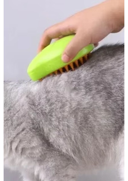 Buhar Üfleme Özellikli Kedi Köpek Tüy Tarağı Tüyleri Yumuşatıp Tarayan Silikon Uç Kedi Köpek Tarağı indirimleri