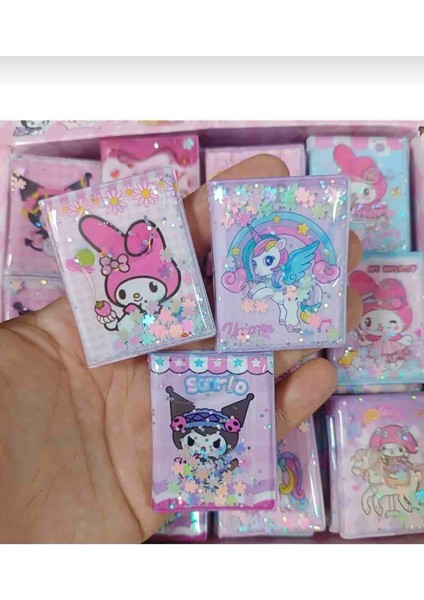3 Adet Mini Sulu Sticker Defteri 300+ Stickerlı Kuromi Melodi Defter indirimleri