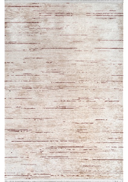 Seren NF12A Krem Koyu Gülkurusu Akrilik Yumuşak Dokulu Modern Halı Karademir Home