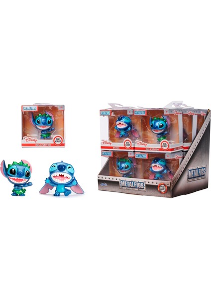 Disney Stitch Figürü (2 Parça) - Koleksiyonluk Figürleri Metalden Yapılmış (Stitch ve Hula Stitch) 6,5cm modelleri