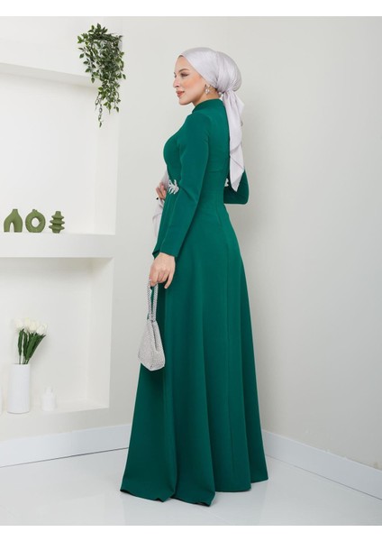 Rana Abiye Elbise Zümrüt ESM03