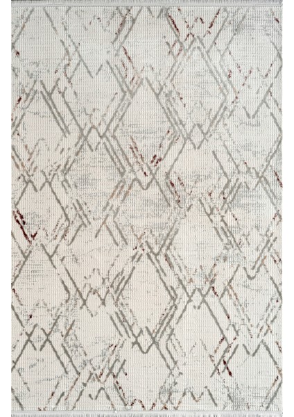 Seren NF13A Krem Gri Akrilik Yumuşak Dokulu Modern Halı Karademir Home