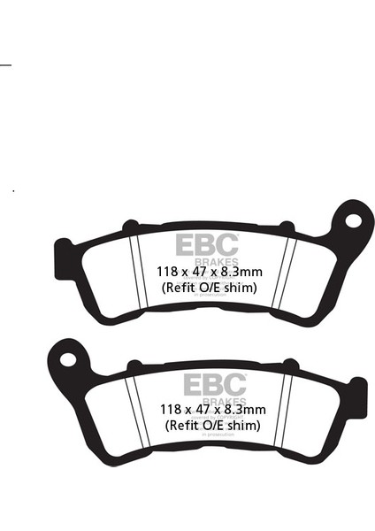 Fren Balatası Sinter SFA388HH 2007-2013 Suzuki Burgman Uh 200
