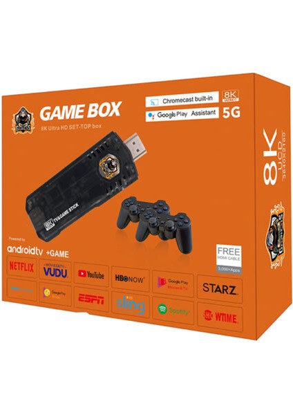 X98 8k Ultra Hd 64 GB Tv Box Game Box Android Tv Retro Oyun Konsolu fiyatları