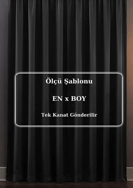 Markahil Blackout Işık Geçirmez Fon Perde Pilesiz Ekstraforlu Karartma Güneşlik
