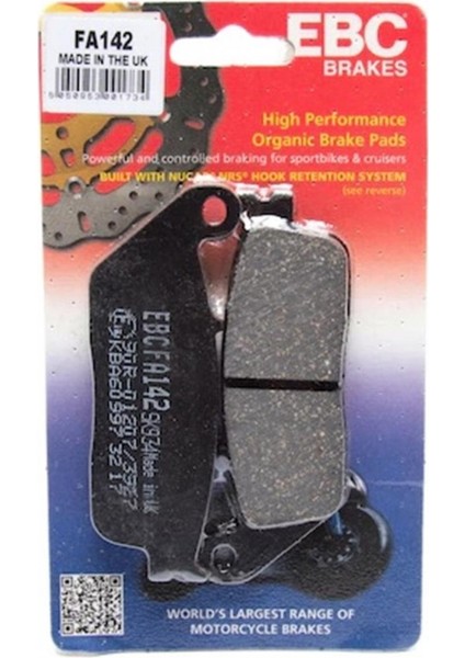 Fren Balatası Organik FA142 2008-2015 Peugeot Satelis 400 Ön