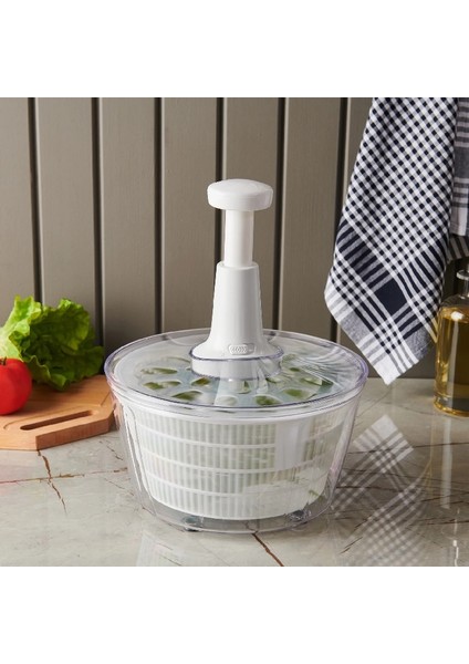 Manuel Üstten Basmalı Sebze Salata Kurutucu 5 Lt. ve Hamur Kesme Ruleti (7X16,5CM) indirimleri