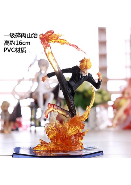 [rongcai] Tek Parça Şeytan Rüzgar Bacak Kıyılmış Et Sanji Şekil Zoro Aksiyon Figürü Şekil Zoro Tek Parça Figürler Aksiyon Figürleri (Yurt Dışından)