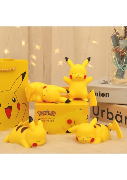 Pokemon Gece Lambası Parlayan Oyuncak Sevimli Cep Canavarı Başucu Lambası Yatak Odası Oturma Odası Süsleme Doğum Günü Hediyesi (Yurt Dışından)