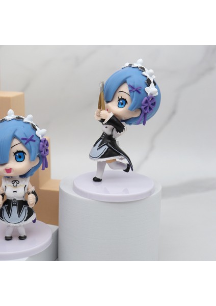 7 Stilleri Gizemli Kutu Güzel Rem Japonya Anime Re: Sıfır Başka Bir Dünyada Hayata Başlamak Ram Aksiyon Figürü Pvc Model Oyuncak Kız Hediye Için (Yurt Dışından)