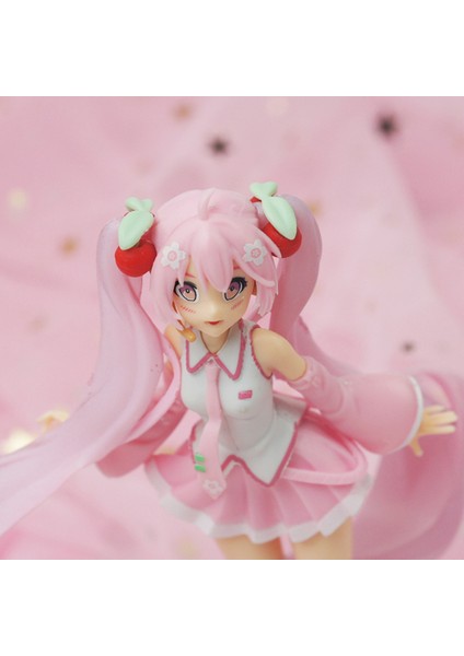 [rongcai] Twınkle1 Sevimli Miku Şekil Pvc Bebek Süsleri Miku Hatsune 14 cm Hediyeler Toplama Anime Modeli Kız Pembe Sakura Aksiyon Figürleri Oyuncaklar/çok Renkli (Yurt Dışından) modelleri