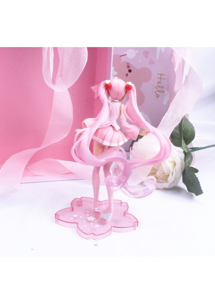 [rongcai] Twınkle1 Sevimli Miku Şekil Pvc Bebek Süsleri Miku Hatsune 14 cm Hediyeler Toplama Anime Modeli Kız Pembe Sakura Aksiyon Figürleri Oyuncaklar/çok Renkli (Yurt Dışından) indirimleri