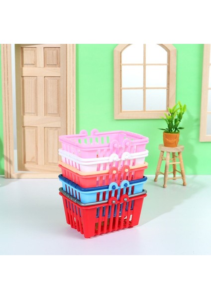 Bebek Evi Oyuncak Süpermarket Alışveriş Alışveriş Sepeti Mini Gıda Sepeti Bebek Aksesuarları Için Sahne (Yurt Dışından) fiyatları