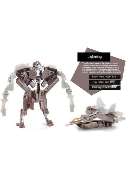 12 cm Dönüşüm Hediye Robot Oyuncaklar Araba Bir Adım Deformasyon Anime Aksiyon Modeli Deforme Araba Hediye Oyuncaklar Boys Için (Yurt Dışından)
