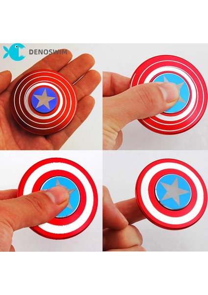 Spinner Shield Spinner Rulman Metal Kırmızı Spinner Oyuncaklar (Yurt Dışından)