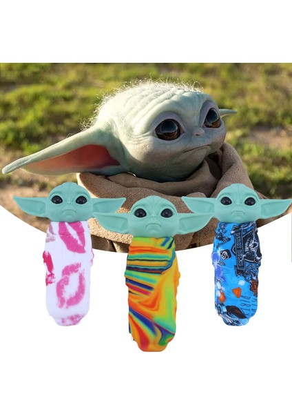 Childrenworld Bebek Yoda Figürü Minyatür Yıldız Savaşı Mandaloryalı Uzaylı Figürü Silikon Boru (Yurt Dışından) modelleri