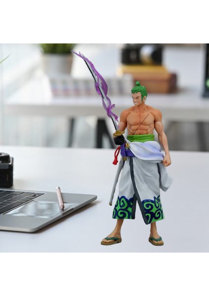 Roronoa Zoro Heykeli Koleksiyonluk Tek Parça Anime Karakter Modeli (Yurt Dışından)