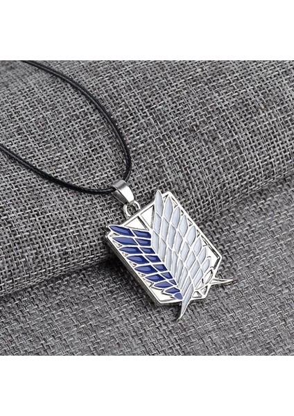 1 Adet Anime Titan Alaşım Kolye Şekil Oyuncaklar Wings Of Liberty Shingeki Hiçbir Kyojin Deri Zincir Altın Gümüş Kolye Hediye (Yurt Dışından) fırsatları