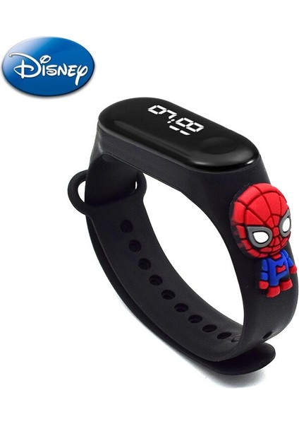 Disney Stitch Örümcek Adam Demir Adam Mickey Mouse Izle Marvel Çocuk Su Geçirmez Elektronik Bilezik Spor LED Dijital Anime Figürleri (Yurt Dışından) fiyatları