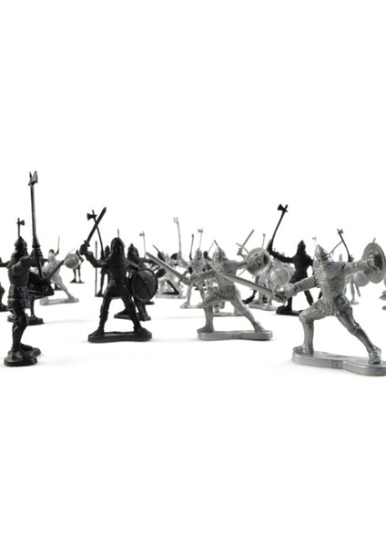 60 Adet/takım Mini Warriors Antik Asker Figürleri Statik Model Çocuk Biblo (Yurt Dışından) modelleri
