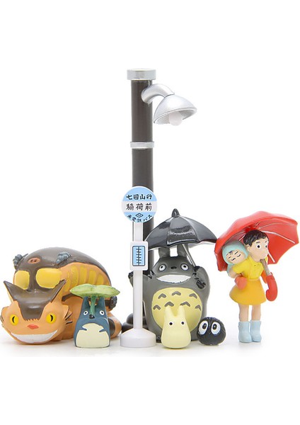 8 Adet/takım Karikatür Figürü Yüksek Simüle Güzel Pvc Studio Ghibli Komşum Totoro Aksiyon Figürü Oyuncak Doğum Günü Hediyeleri (Yurt Dışından) fiyatları
