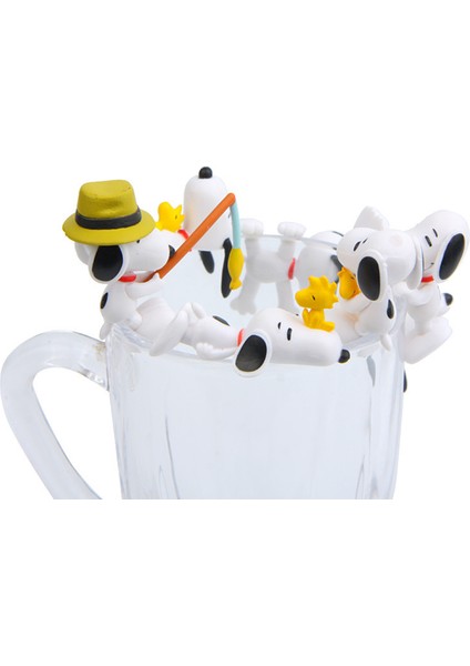 Adet/takım Aksiyon Heykelcik Anime Komik Çoklu Stiller Snoopy Eğlence Için Güzel Fincan Kenar Heykelcik (Yurt Dışından) fiyatları