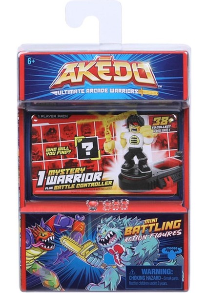 Akedo Arcade Warriors Başlangıç Paketi Mini Battle Aksiyon Figürleri Hazır Efsanevi Yumruk Saldırı Çocuk CHILDREN39S Oyuncaklar Hediyeler (Yurt Dışından)