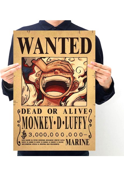 Yeni Anime One Piece Bounty Aranıyor Posterler 4 Imparator Çocuk Aksiyon Figürleri Vintage Oturma Oda Duvar Dekorasyonu Çıkartmaları Posteri Oyuncaklar (Yurt Dışından) fırsatları
