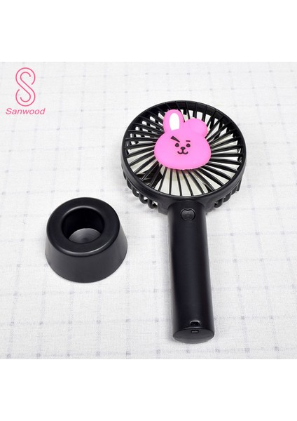 K-Pop Bts Taşınabilir El Tipi USB Şarj Edilebilir 3 Hız Modu Masaüstü Soğutma Fanı (Yurt Dışından) fırsatları