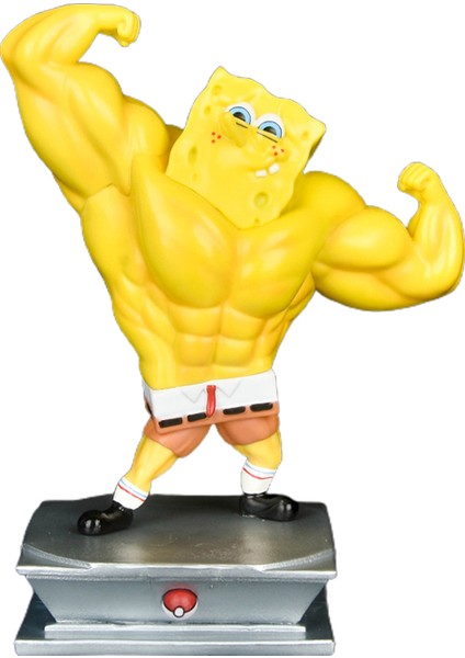 Model Oyuncak Geniş Uygulama Zarif Görünüm Pvc Anime Kas Masaüstü Için Spongebob Squarepants Şekil (Yurt Dışından)