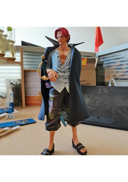 Anime Tek Parça Banpresto Chronicle Usta Yıldız Plece Shanks Aksiyon Figürü 26 cm Pvc Koleksiyon Model Oyuncaklar Hediyeler (Yurt Dışından)