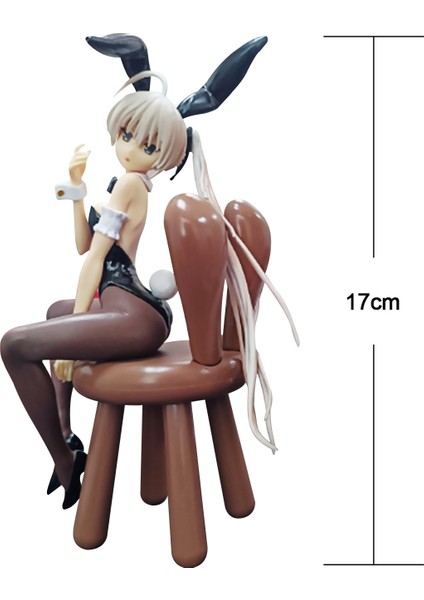 Tavşan Kız Figürü Heykelcik Kasugano Sora Action Figure Modeli (Yurt Dışından)