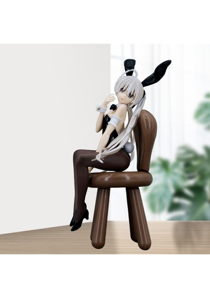 Tavşan Kız Figürü Heykelcik Kasugano Sora Action Figure Modeli (Yurt Dışından)