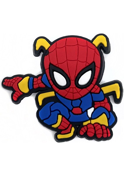 13 Adet Disney Örümcek Adam Ayakkabı Takılar Marvel Legend Anime Figürü Ayakkabı Dekorasyon Örümcek Adam Aksesuarı Erkek Bebek Kız Çocuk Kawaii Hediye (Yurt Dışından)