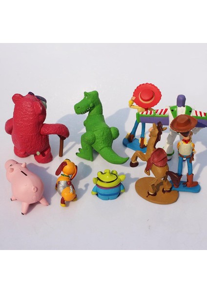 [yeni] 9 Adet/grup Oyuncak Hikayesi Buzz Lightyear Woody Jessie Küçük Yeşil Adam Aksiyon Figürleri Oyuncaklar (Yurt Dışından)