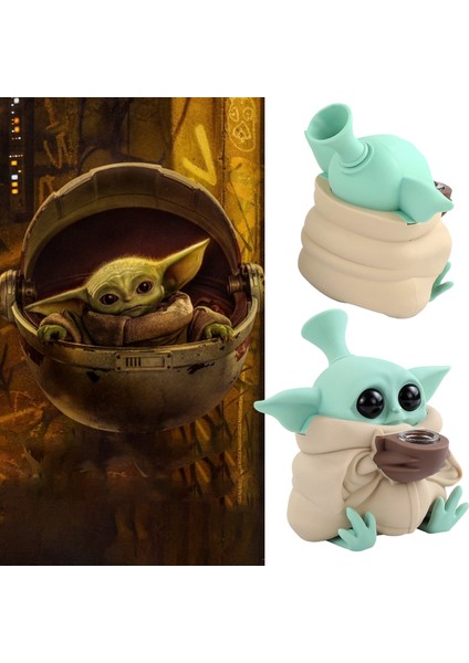 Yıldız Savaşı Şekil Zarif Bebek Yoda Boru Şekilli Kalıp Oyuncak (Yurt Dışından) modelleri