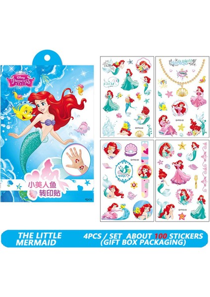 Adet Aslan Kral Sticker Disney Prenses Sofya Tek Boynuzlu At Aksiyon Figürü Dövme Etiket Marvel Avengers Karikatür Etiket Kız Hediye (Yurt Dışından)