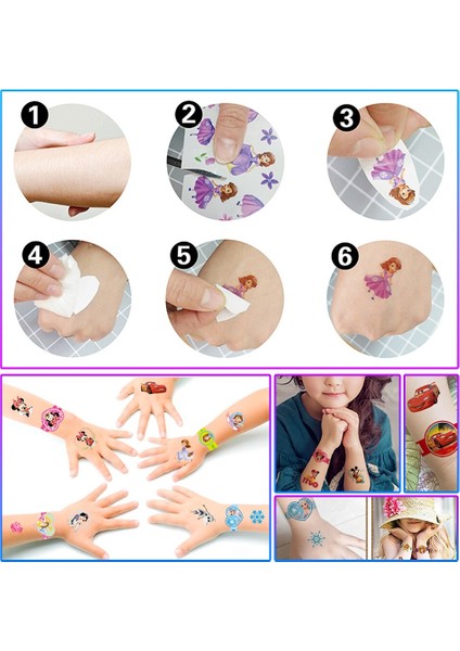 Adet Aslan Kral Sticker Disney Prenses Sofya Tek Boynuzlu At Aksiyon Figürü Dövme Etiket Marvel Avengers Karikatür Etiket Kız Hediye (Yurt Dışından) fırsatları