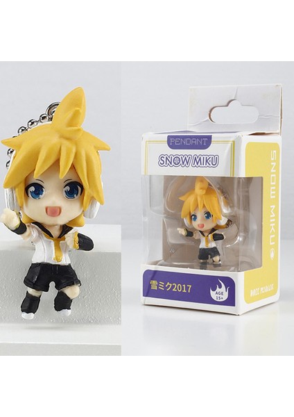 Hatsune Miku Anahtarlık 4 cm Anime Figürü Süper Sevimli Anahtarlık Kızlar Için Kawaii Hediye Çocuklar Anahtar Zincirleri Sırt Çantaları Için Doğum Günü Hediyeleri (Yurt Dışından)
